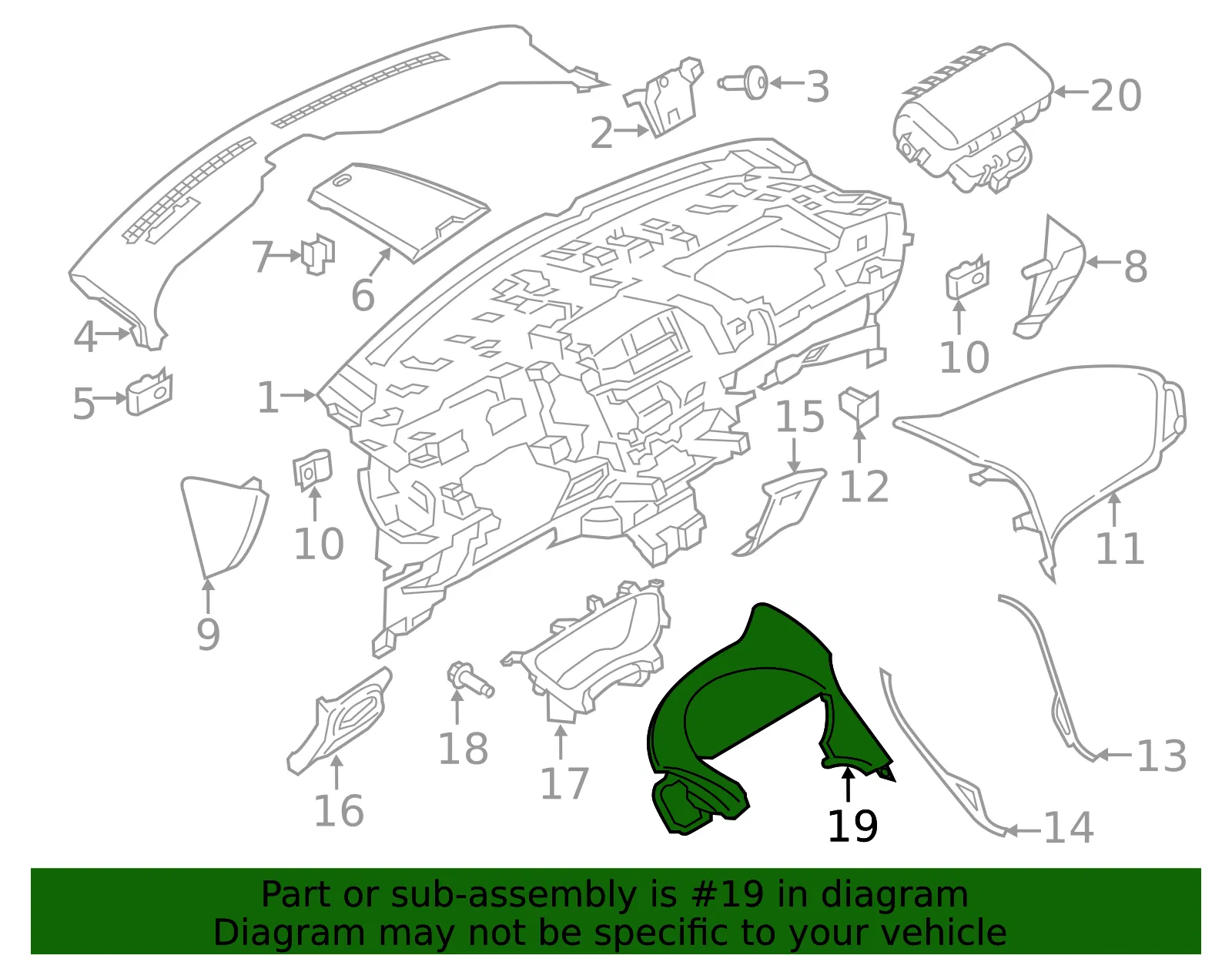 Cluster Panel - Ford (fa1z58044f58af)