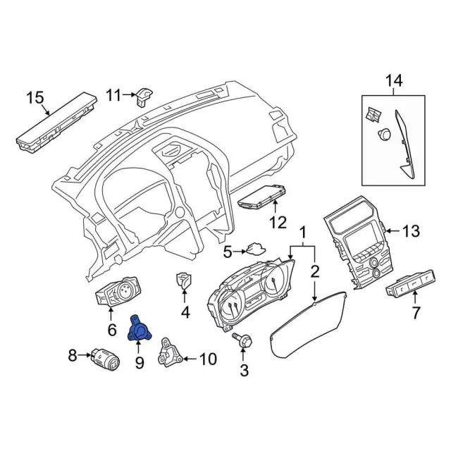 Ignition Starter Switch Bracket - Ford (fb5z12a145a)