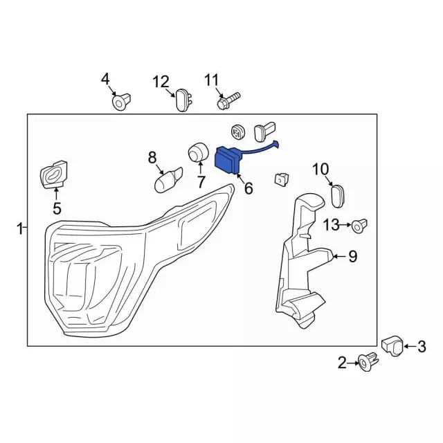 Socket & Wire - Ford (fb5z13410a)