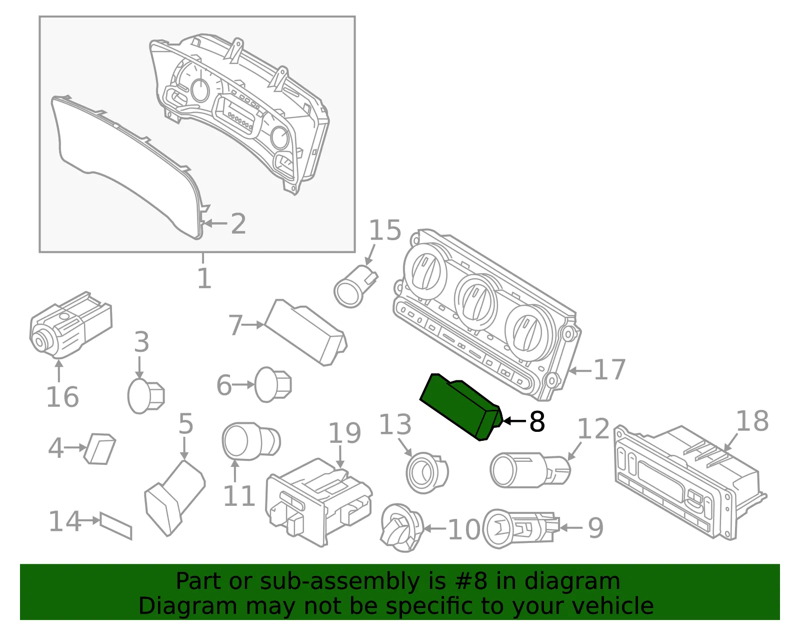 Switch Assembly - Ford (fl1z13d730ba)