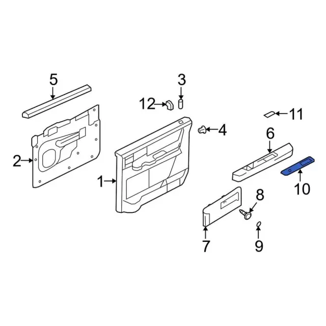 Switch Bezel - Ford (fl1z14526eb)