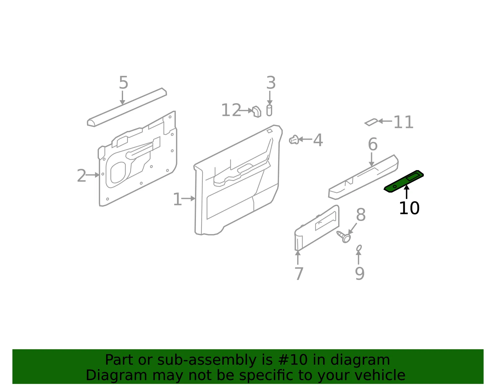 Switch Bezel - Ford (fl1z14526eb)
