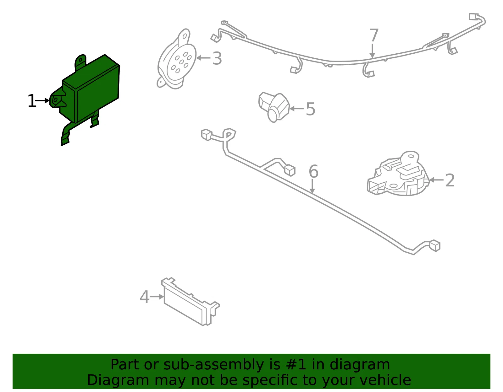 Module - Ford (fl1z15k866f)