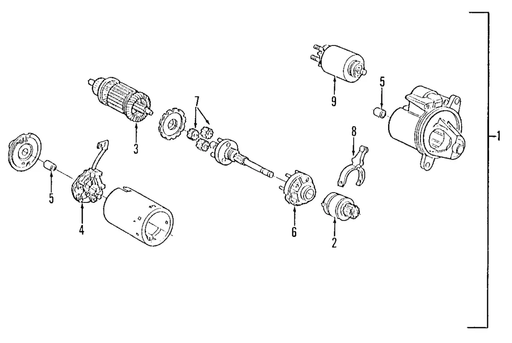 Starter - Ford (fooy11002arm)