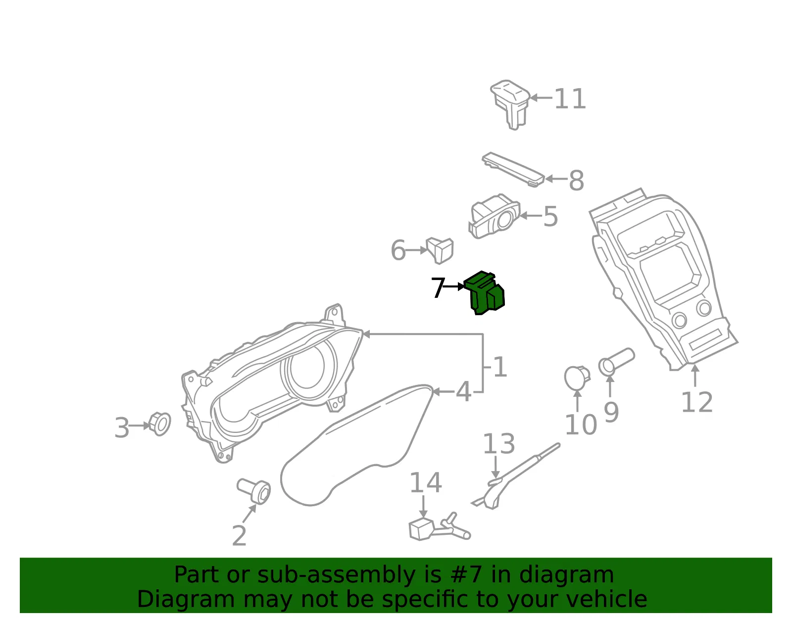 Switch - Ford (fp5z2b623aa)