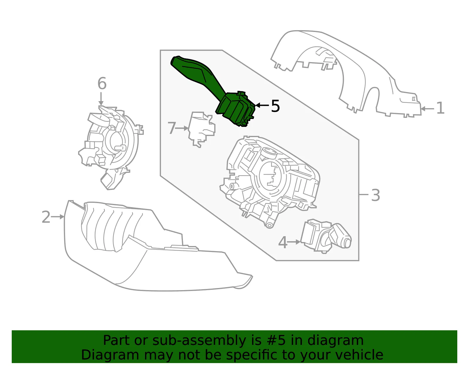 Combination Switch - Ford (ft4z13341bb)