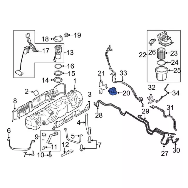 Fuel Pump Driver Module - Ford (ga8z9d370a)