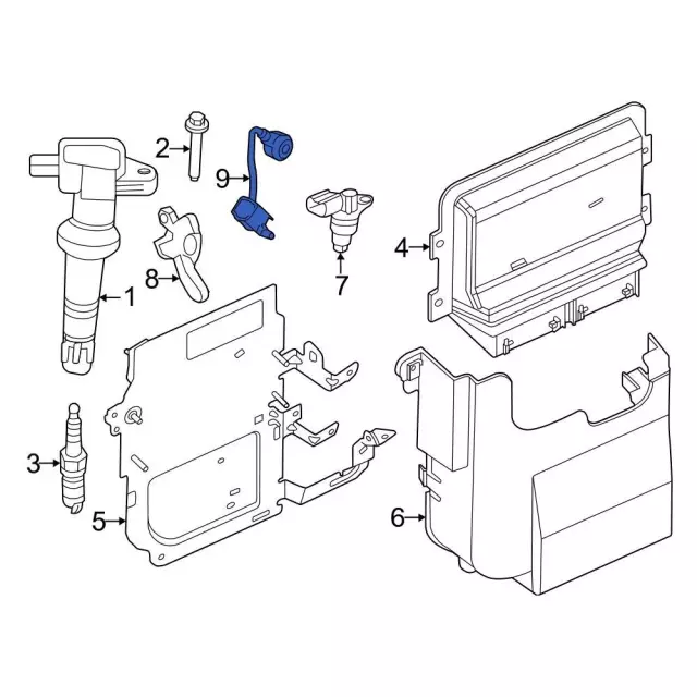 Knock Sensor - Ford (gn1z12a699a)
