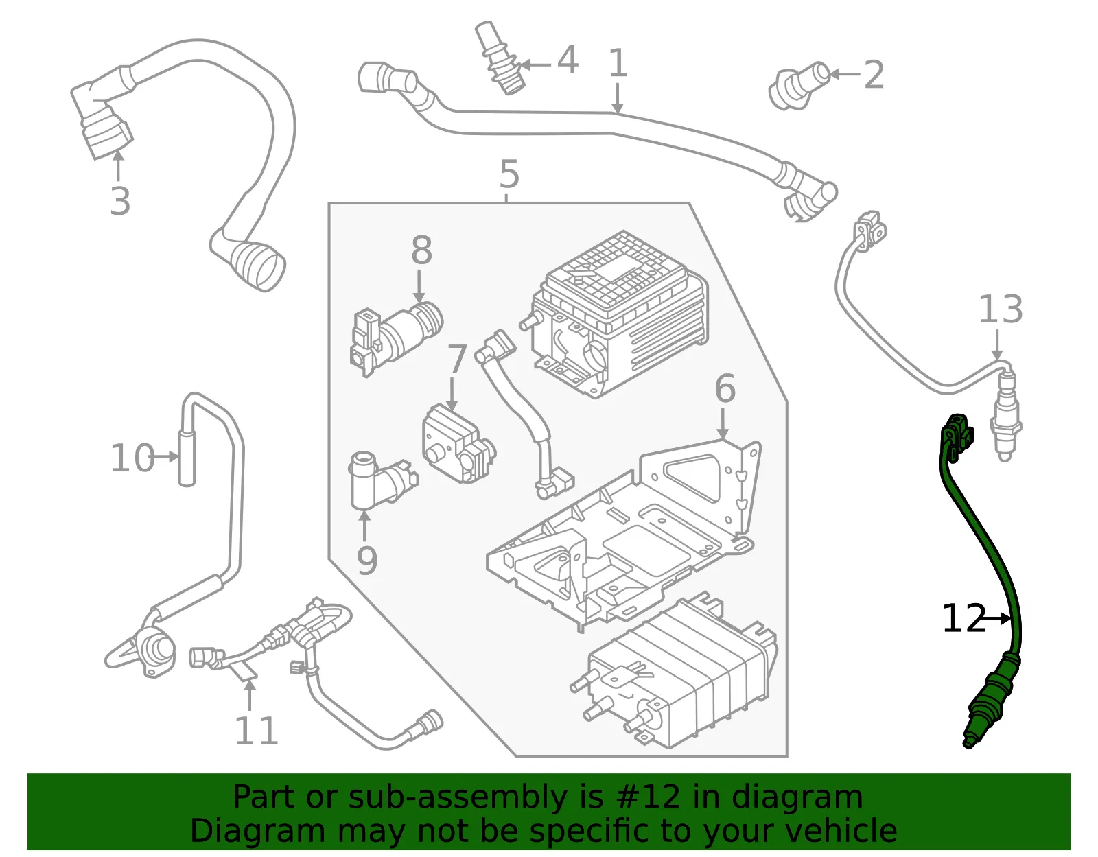 Oxygen Sensor - Ford (h1bz9f472e)