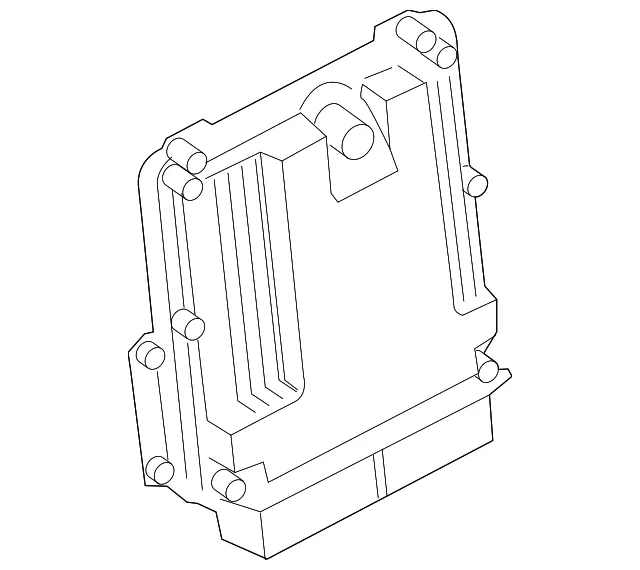 Engine Control Module (ECM) - Ford (ha6z12a650f)