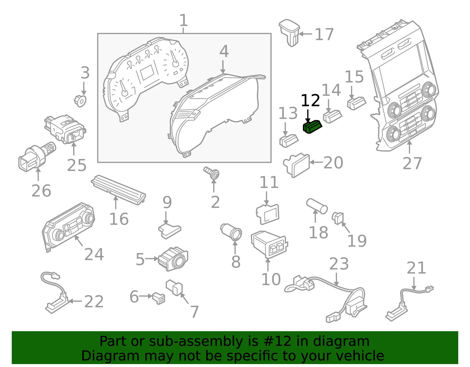 Switch Assembly - Ford (hc3z13d730ba)