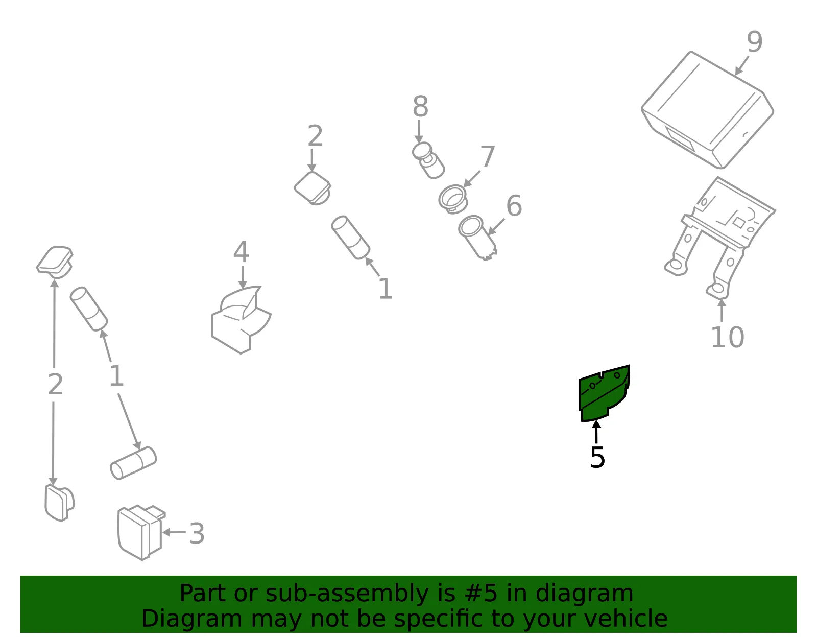 Switch Assembly - Ford (hg9z13d730ea)