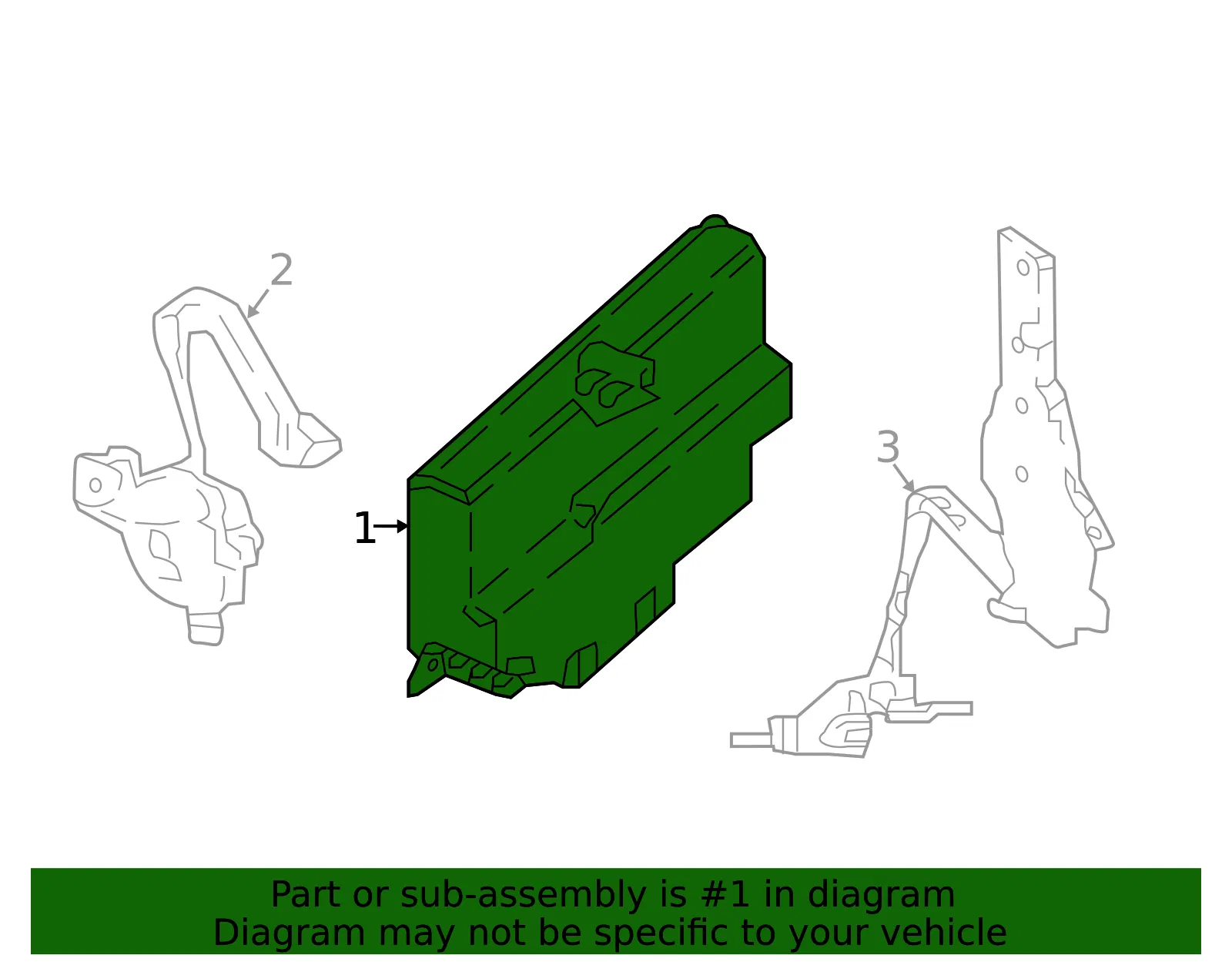 Control Module - Ford (jl1z18b008c)
