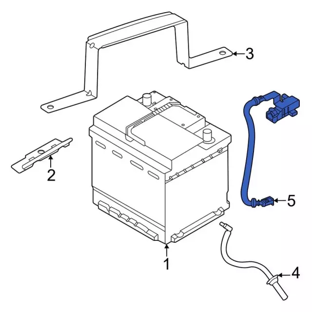 Battery Current Sensor - Ford (jx6z10c679d)