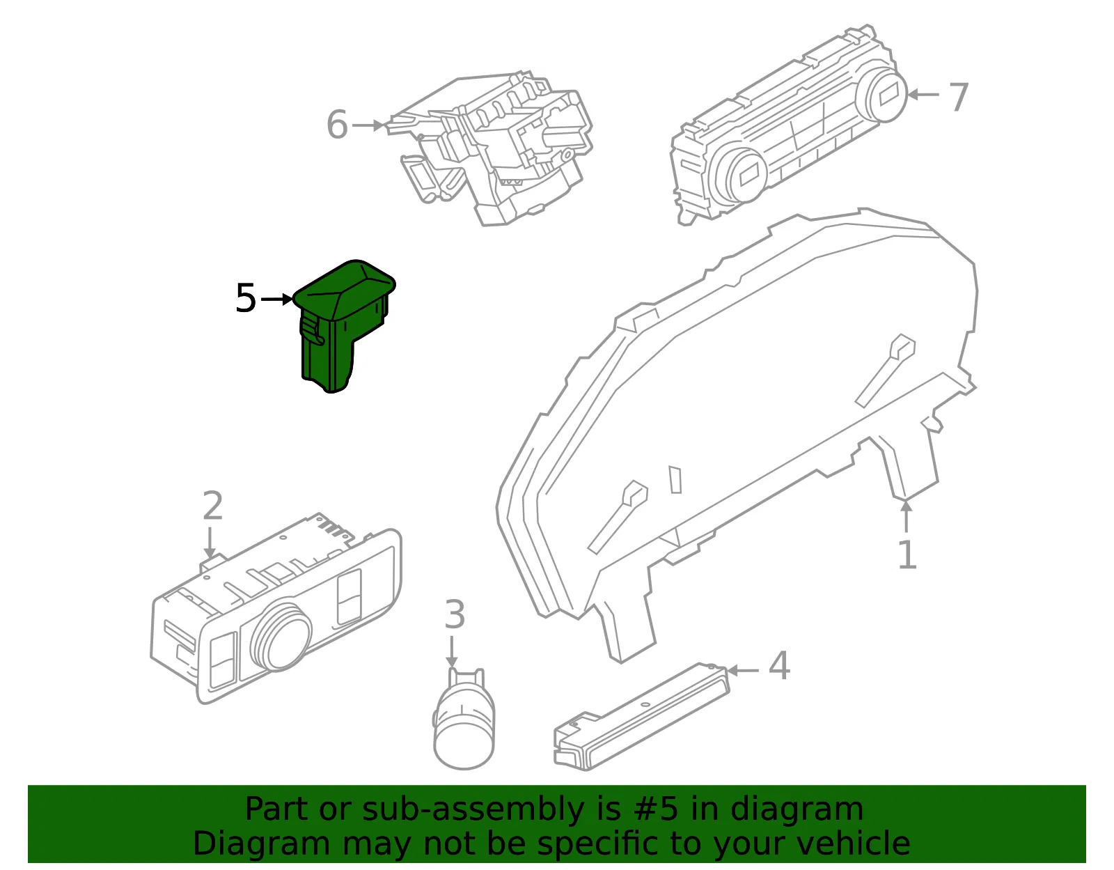 Sun Load Temperature Sensor - Ford (jx7z19e663b)