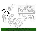 ABS Sensor - Ford (k2gz2c190e)