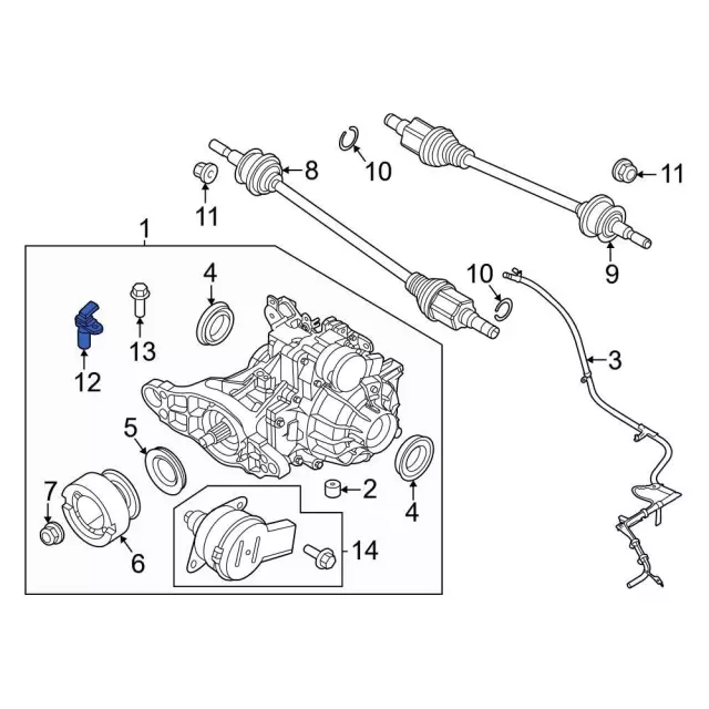 Sensor - Ford (k2gz9e731b)