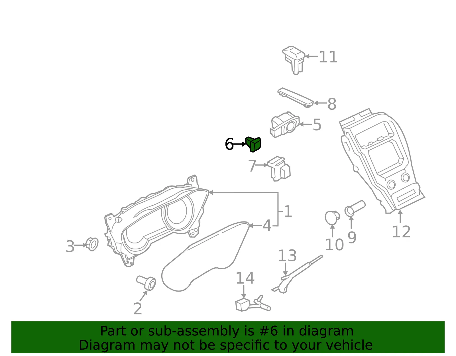 Switch Assembly - Ford (ka1z13d730aa)