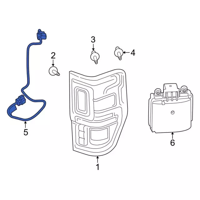 Socket & Wire - Ford (kb3z13410d)
