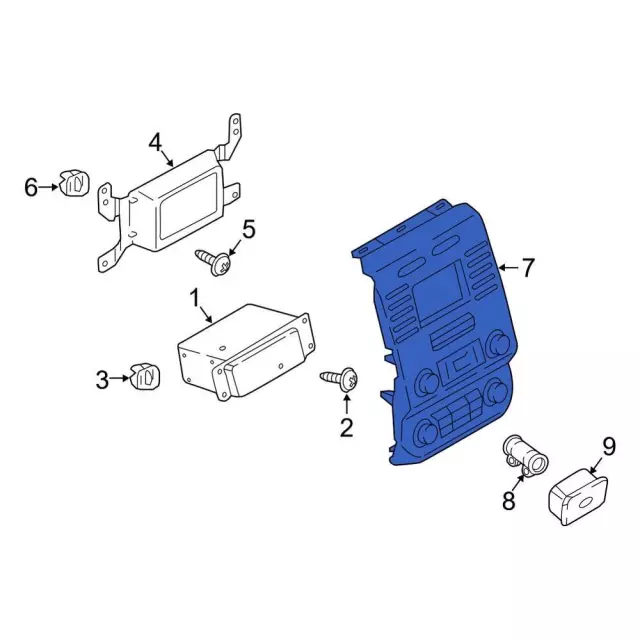 Radio Module Interface - Ford (kc3z18842bdb)