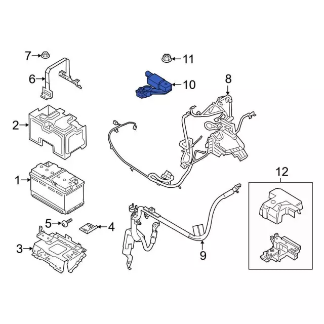 Battery Current Sensor - Ford (kl3z10c679b)