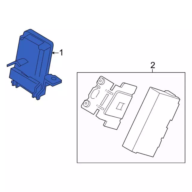 GPS Navigation Control Module - Ford (kl3z14f642a)