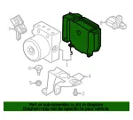 ABS Control Module - Ford (kv6z2c219d)