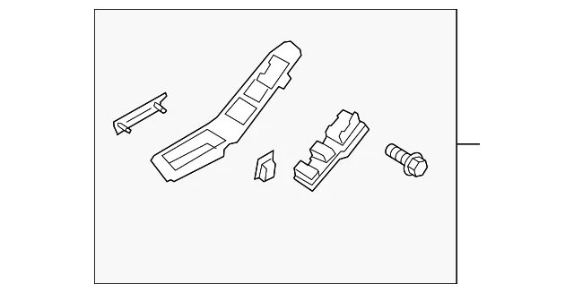 Door Switch Trim Panel - Ford (lb5z14524ad)