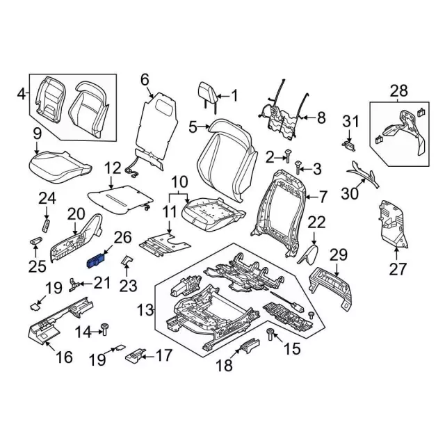 Switch - Ford (lb5z14a701ba)