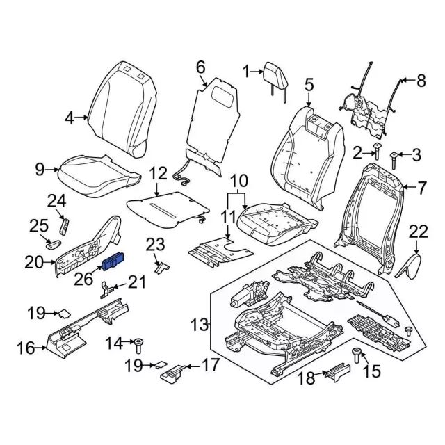 Switch - Ford (lb5z14a701ba)