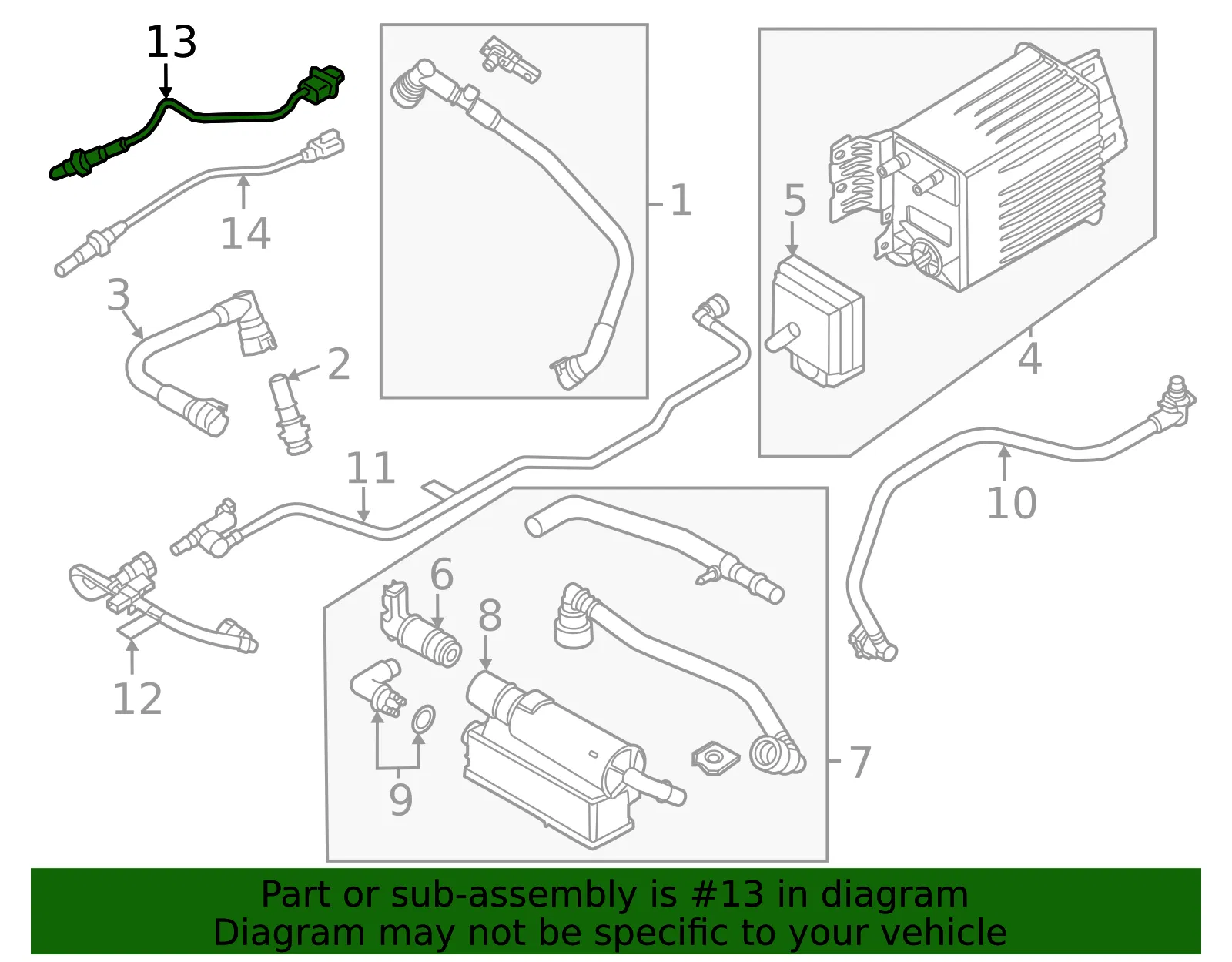 Oxygen Sensor - Ford (lc2z9f472ga)