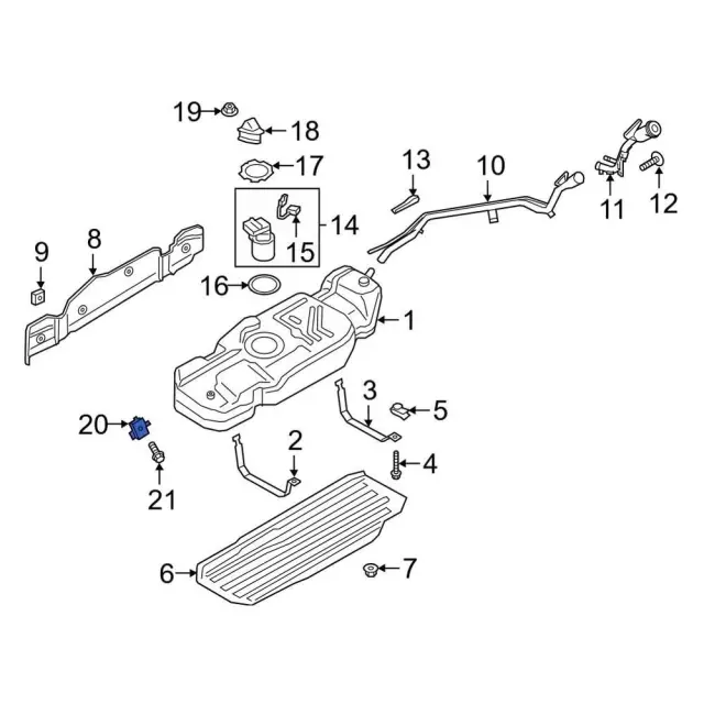 Fuel Pump Driver Module - Ford (lc3z9d370c)