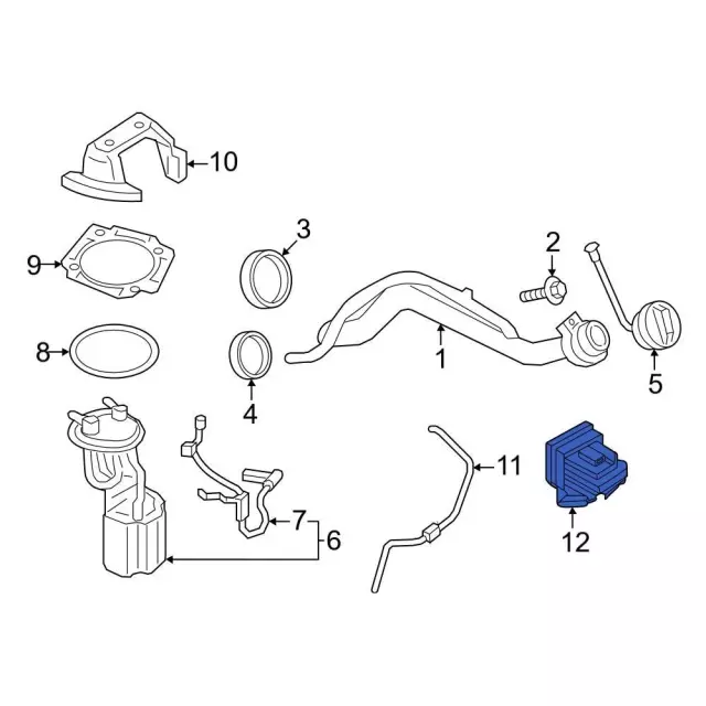 Fuel Pump Driver Module - Ford (lc3z9d370c)
