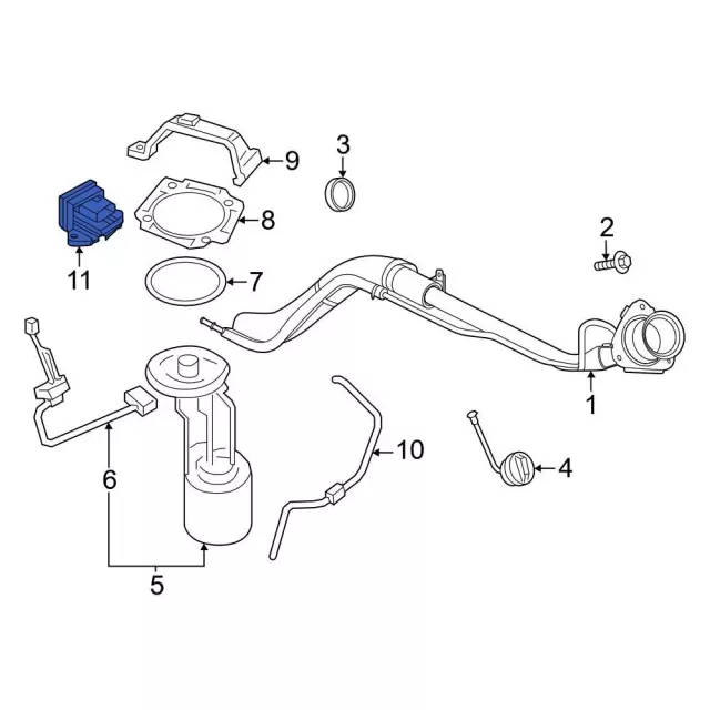 Fuel Pump Driver Module - Ford (lc3z9d370c)