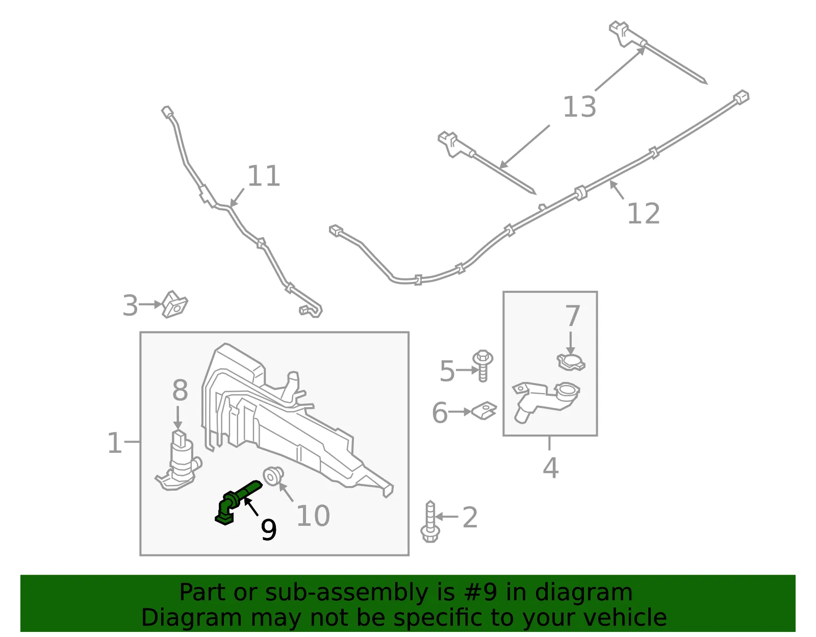 Level Sensor - Ford (lj6z17b649b)