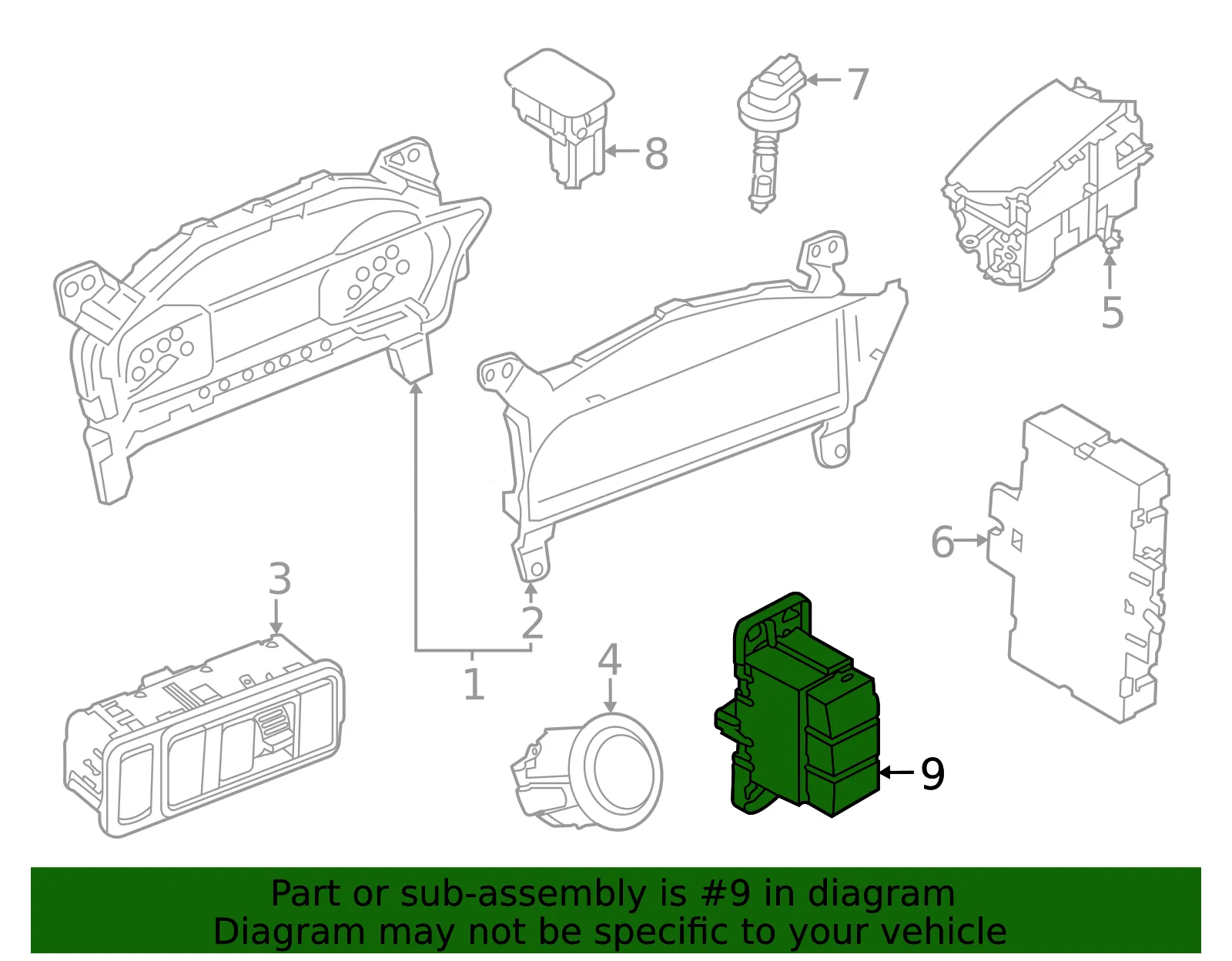 Switch Assembly - Ford (lj7z13d730aa)