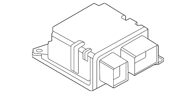 Air Bag Control Module - Ford (lj8z14b321a)