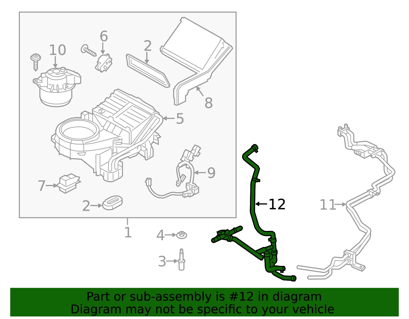 Connector Hose - Ford (lk4z18b402e)