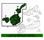 Switch Assembly Multiple Function - Ford (lk4z3f791a)