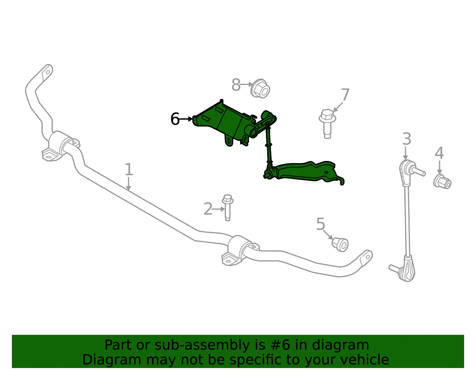 Height Sensor - Ford (lk9z3c097a)