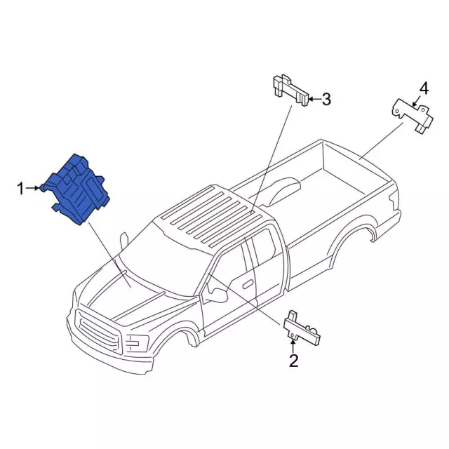 Control Module - Ford (lu5z15604c)