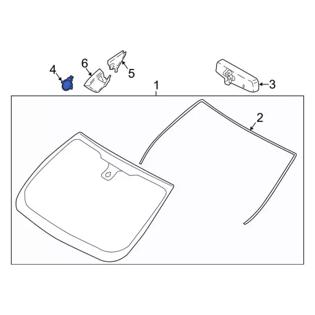 Rain Sensor - Ford (lu5z17d547a)