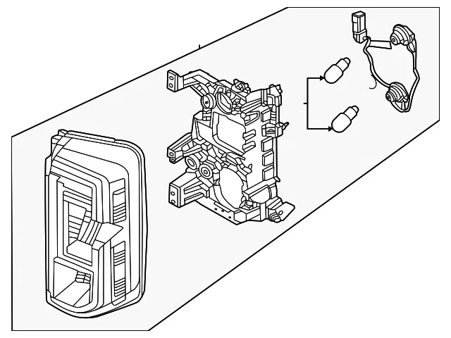 Tail Light Assembly - Ford (m2dz13404a)