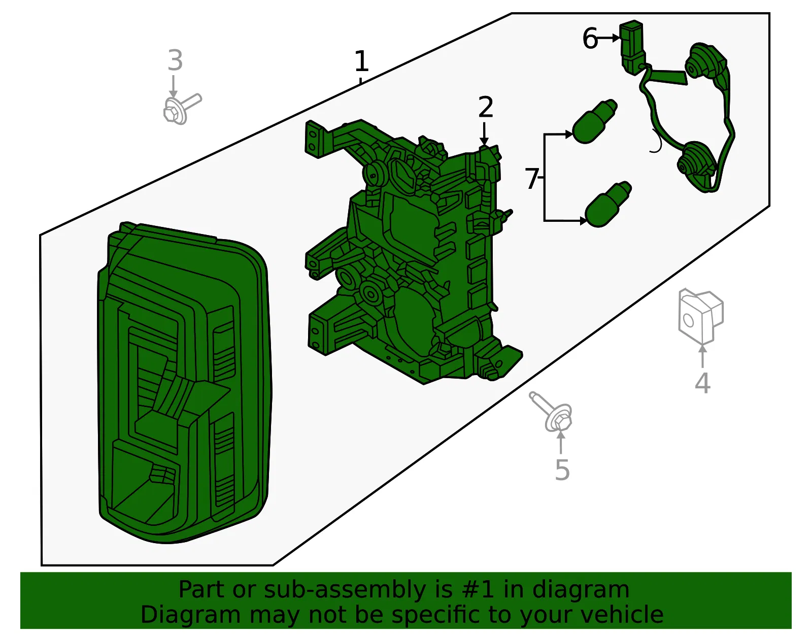 Tail Light Assembly - Ford (m2dz13404a)