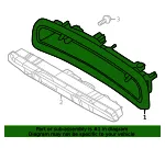 Center High Mount Stop Light - Ford (m2dz13a613a)