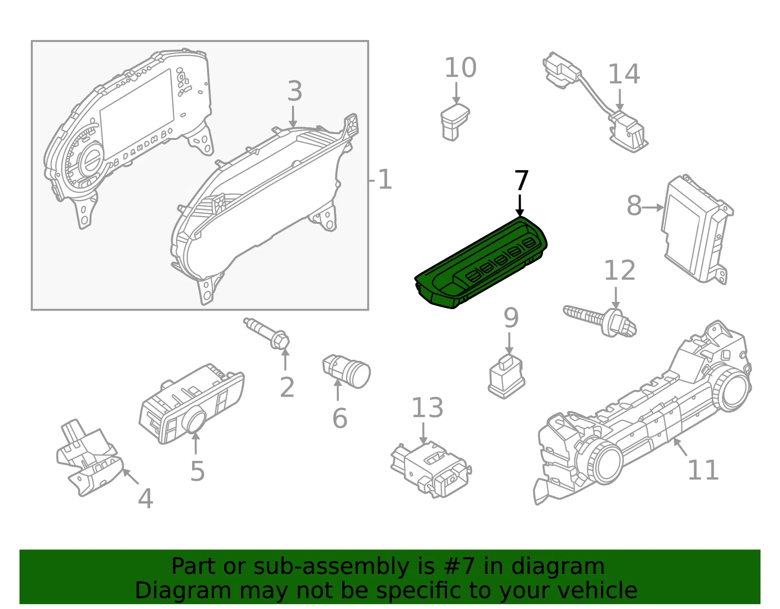 Switch Assembly - Ford (m2dz13d730ba)