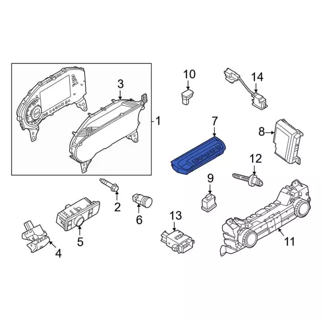 Multi-Function Switch - Ford (m2dz13k359aa)