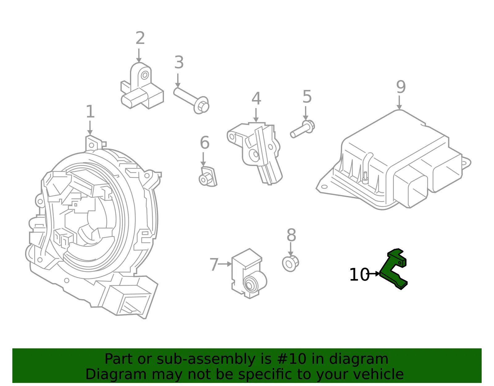 Position Sensor - Ford (m2dz14b416b)