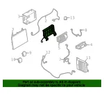 GPS Navigation Control Module Bracket - Ford (m2dz14d189c)