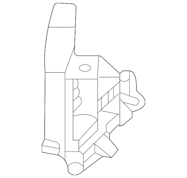 Blind Spot Detection System Warning Sensor Bracket - Ford (m2dz14d189e)